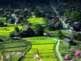 初秋の白川郷